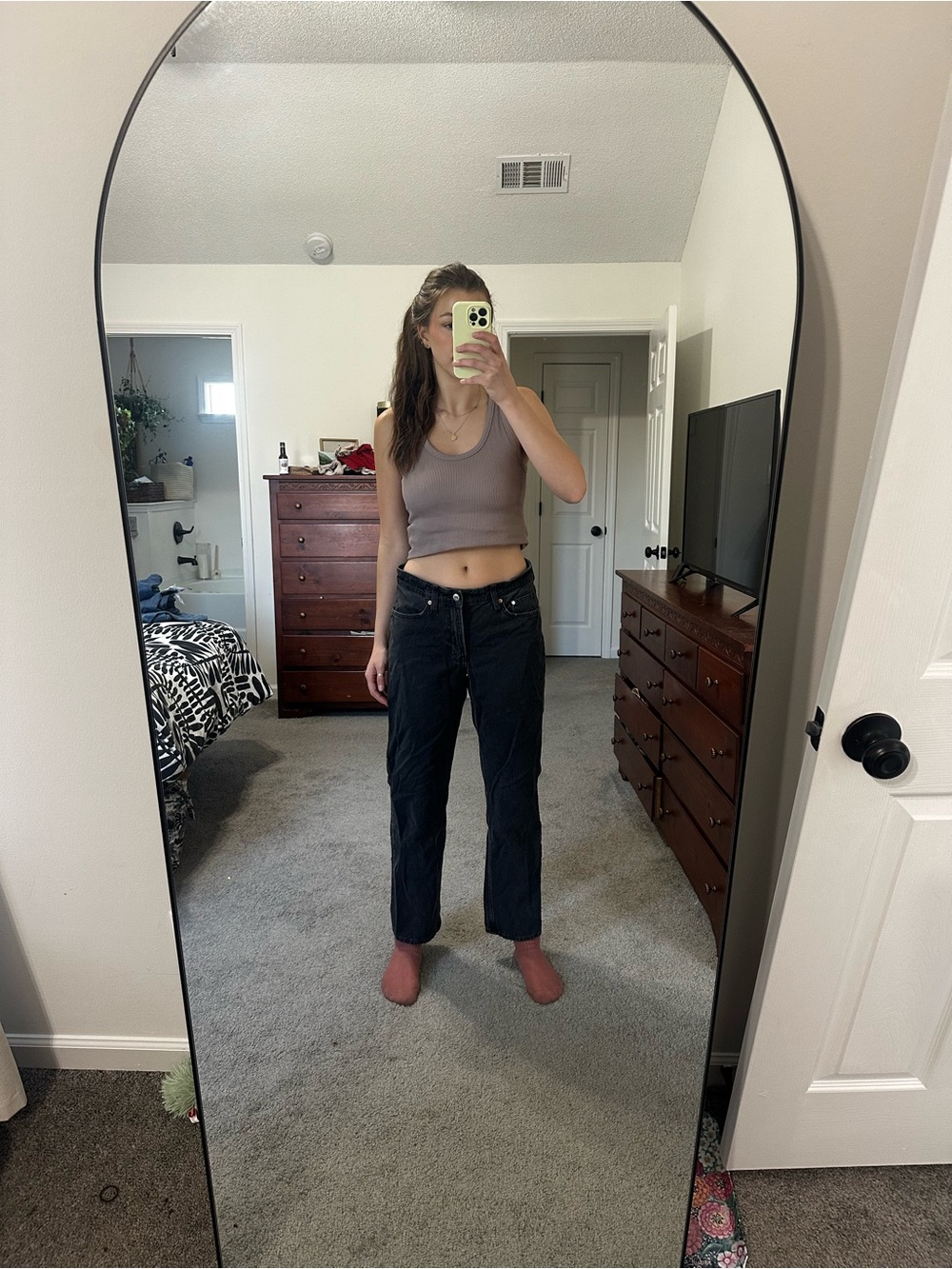 H&M Women's Boyfriend Jeans in Black